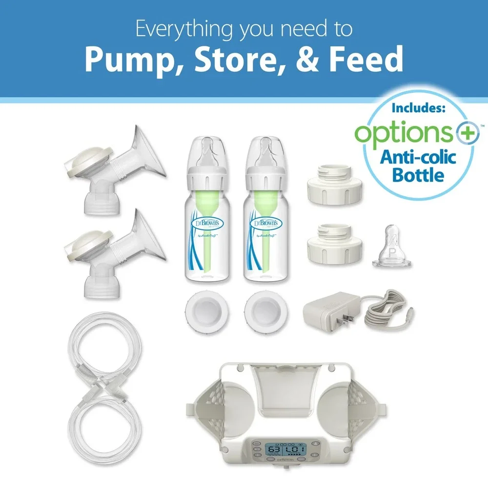 Dr. Brown's Customflow Double Electric Breast Pump (BF100) (Brand New & Sealed)